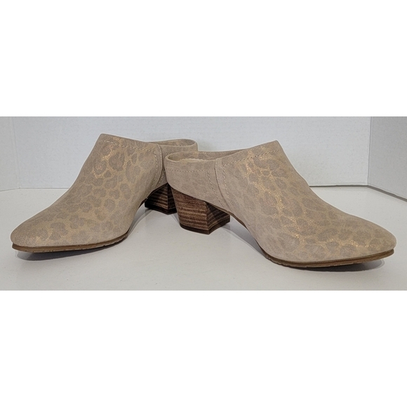 Hush Puppies Leopard Suede Mules - Picture 1 of 7